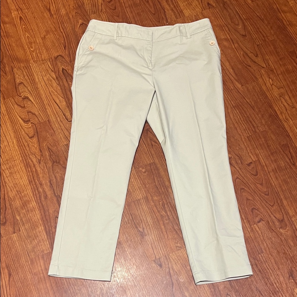Charter Club Women's Cream Ankle Pants